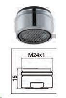 AERAT.M.DL M24X1 l/m7.5-9 ECONOMIZZATORE DIP.DA PRESSIONE