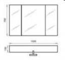 RTP SMILE SPECCHIO CONT.3A L99-H70-P15 BCO FRASSINO