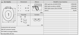 EU100ZG SEDILE T/IND.(CATALANO ZEROLIGHT)