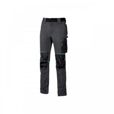 U-POW PANTALONI ATOM ASPHALT GREY GREEN  TG. M