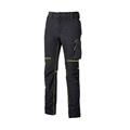 U-POW PANTALONI ATOM BLACK CARBON  TG. S