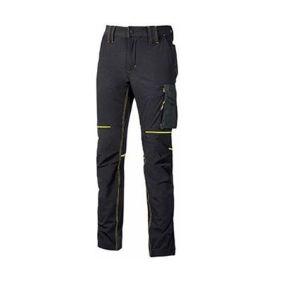 U-POW PANTALONI ATOM BLACK CARBON  TG. M