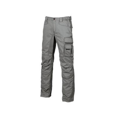 U-POW PANTALONI SMILE STONE GRAY      TG.46