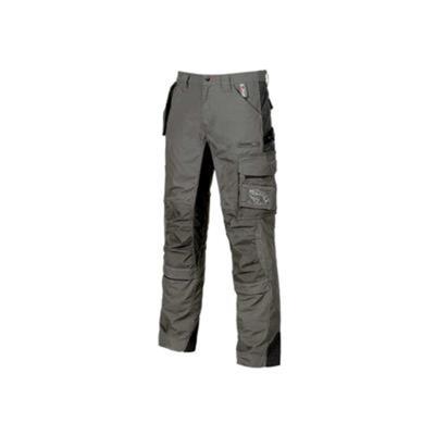 U-POW PANTALONI RACE STONE GREY   TG.48