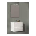 LEGNOX ALLEGRA COMPOSIZIONE L.80 P.39,5 B.CO (BASE+LAVABO+SPEC.+LAMPADA)