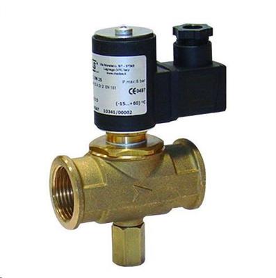 FRR ELETTROV.3/4 OTTONE N.CHIUSA 220V. 50370A GAS