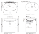 NUDA LAVABO CM85 CENTR.     APP./SOSP.