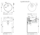 TWIN SET LAVABO CM 52 APPOGGIO 5050/A