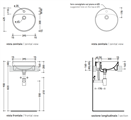 TWIN SET LAVABO CM 42 INCASSO 5055/42