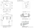 ACQUAGRANDE LAVABO  60X55 5052   5052