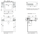 ACQUAGRANDE LAVABO SEMINCASSO 60 5053