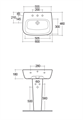 RAK ONE LAVABO CM.60 ONWB00002   ONWB00002