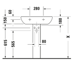 D-CODE LAVABO 65BCO             BCO