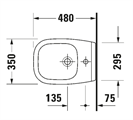 D-COD BIDET SOSP.COMPACT35X48 BCO