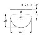 SELNOVA LAVABO CM 50        BCO(ex56060000)