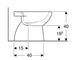 SELNOVA  BIDET MONOFORO       BCO (ex56250000)