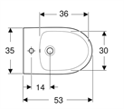 SELNOVA  BIDET SOSPESO        BCO (ex56255000)