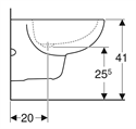 FANTASIA BIDET MON.SOSPES BCO  50255-000