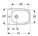 FANTASIA BIDET MON.SOSPES BCO  50255-000