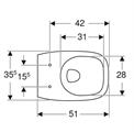 FANTASIA VASO SOSPESO RIMFREE S/SEDILE BCO