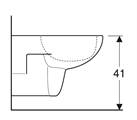 FANTASIA VASO SOSPESO RIMFREE S/SEDILE BCO