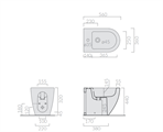 GALASSIA DREAM BIDET TERRA.56*36 BCO