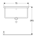 GEB ISEO LAVATOIO 75X60