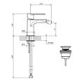 XS MIX BIDET CROMATO